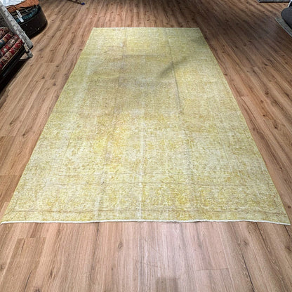 שטיח וינטג' קרמן צהוב 306*192 VINTAGE