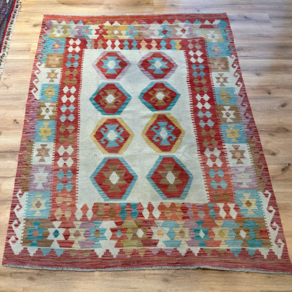 שטיח קילים פרסי רטרו 00 צבעוני 205*160 KILIM