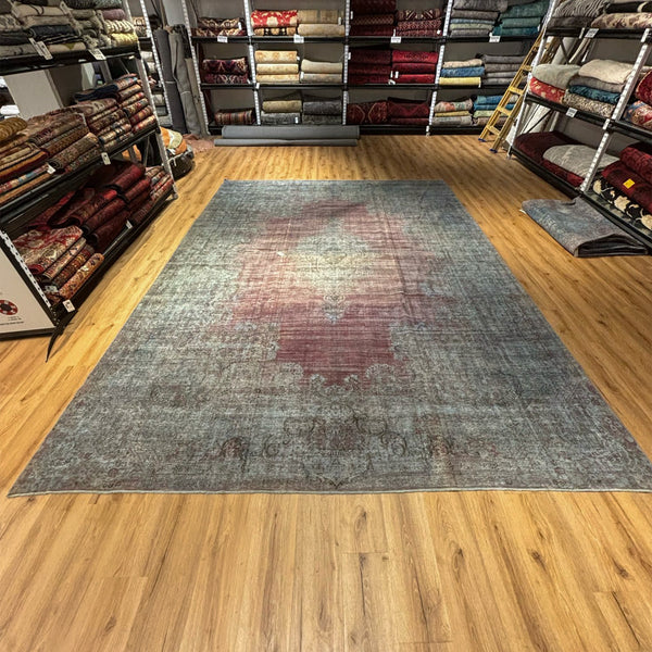 שטיח וינטג' כחול/בז 400*292 VINTAGE