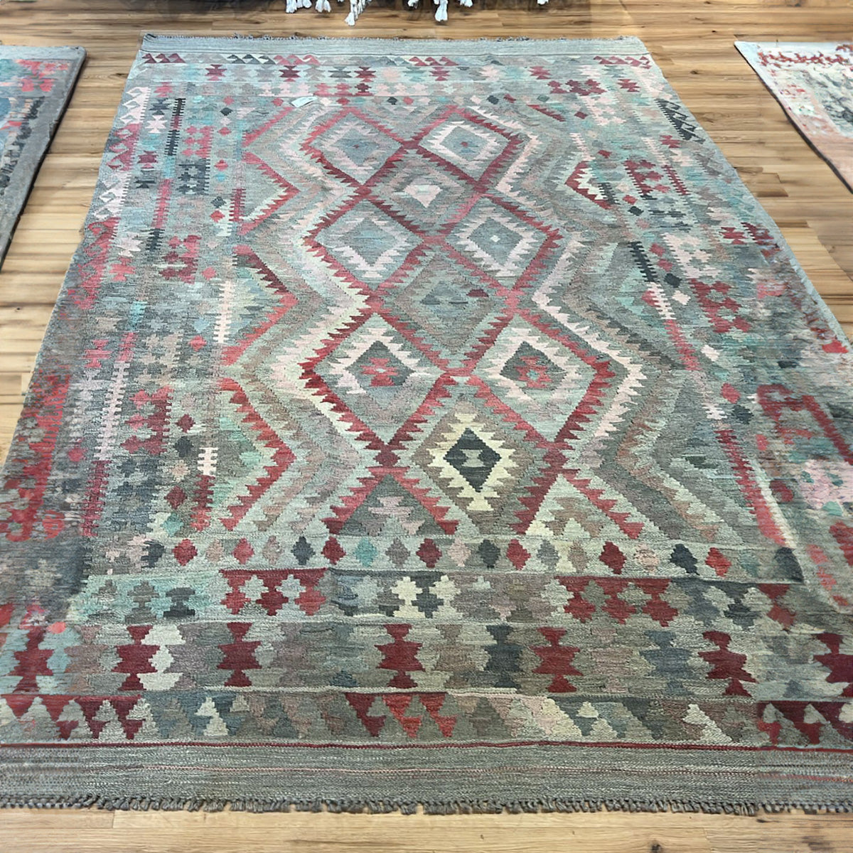 שטיח קילים פרסי רטרו ענתיק וואש 00 צבעוני 310*207 KILIM