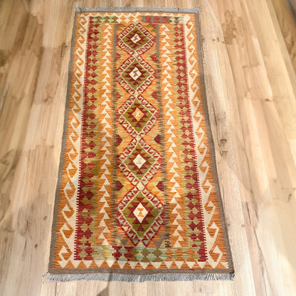 שטיח קילים פרסי רטרו 00 ראנר צבעוני 196*97 KILIM