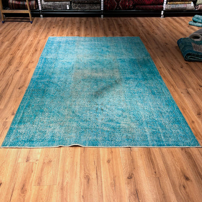 שטיח וינטג' קרמן טורקיז 294*187 VINTAGE