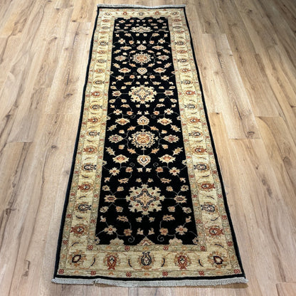 שטיח סופר זיגלר שחור/בז' ראנר 252*77 SUPER ZIGLER