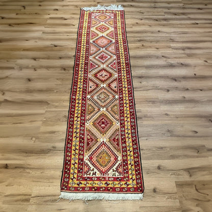 שטיח סומק אפשר משי צבעוני ראנר 280*75 SUMAK