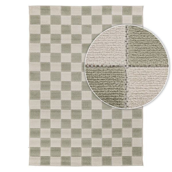 שטיח טופז קרם/ירוק TOPAZ