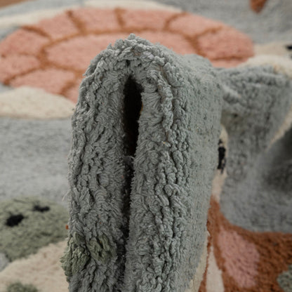 שטיח צב 02 עגול צבעוני TZAV