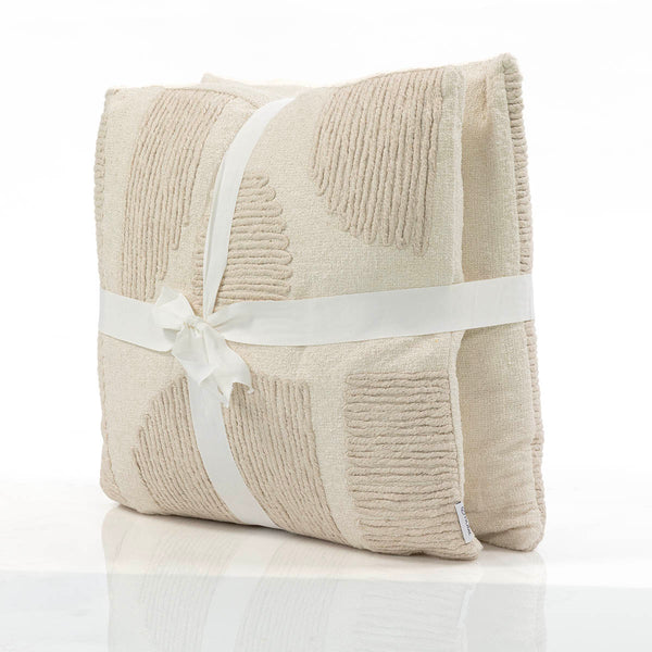 זוג כריות אמילי קרם 45*45 EMILY