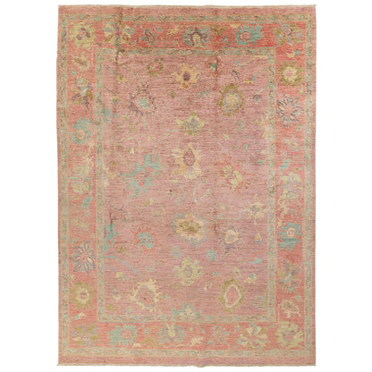 שטיח אושק antique wash ורוד/צבעוני 282*205 USHAK