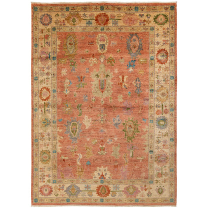 שטיח אושק antique wash אדום/צבעוני 242*175 USHAK
