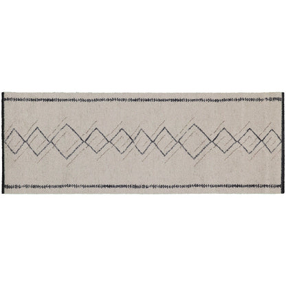 שטיח מטבח רומבוס קרם ראנר RHOMBUS