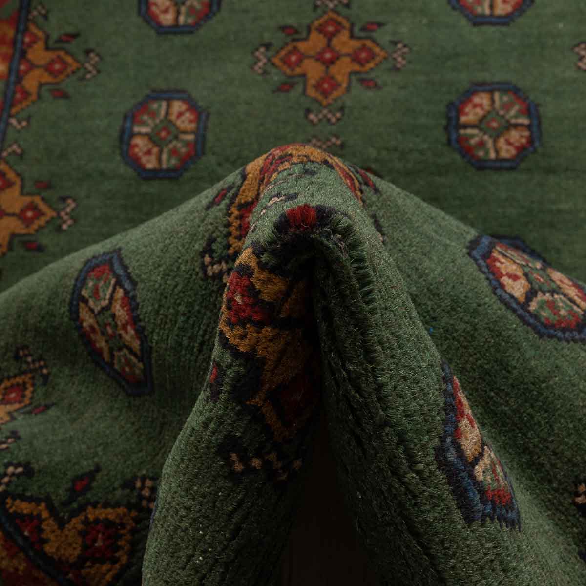 שטיח קאבול ירוק ראנר 194*100 KABUL