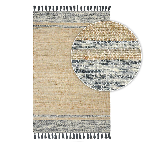 שטיח מנדי בז'/אפור MENDY