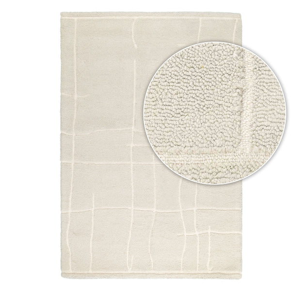 שטיח נפטון 01 אפור/קרם NEPTUNE