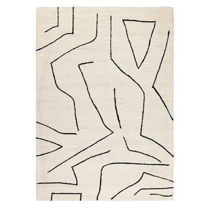 שטיח נפטון 03 קרם/שחור NEPTUNE