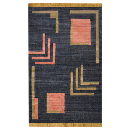 שטיח לונה כחול/ורוד LUNA