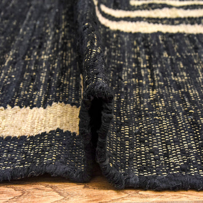 שטיח לונה שחור/צהוב LUNA