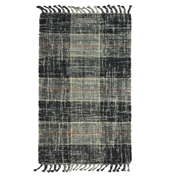 שטיח גומא שחור/אפור GOMME - hover