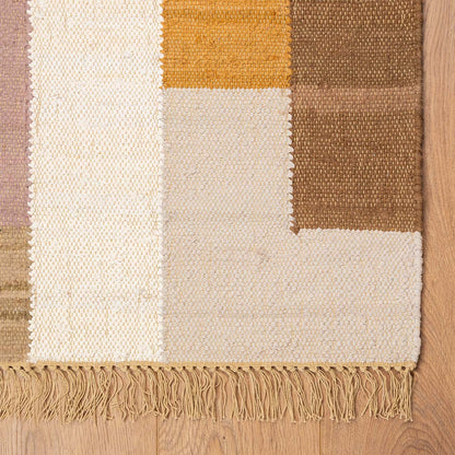 שטיח דולי 01 חום/חרדל DOLLY