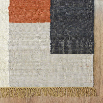 שטיח דולי 02 אפור/כתום DOLLY