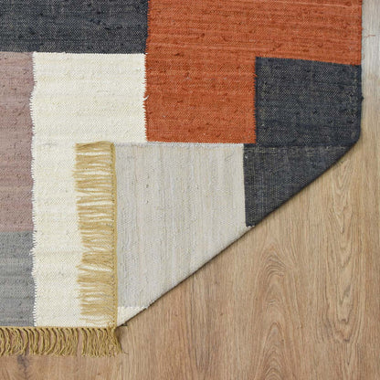 שטיח דולי 02 אפור/כתום DOLLY