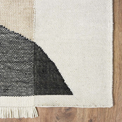 שטיח מרקורי קרם/שחור MERCURY