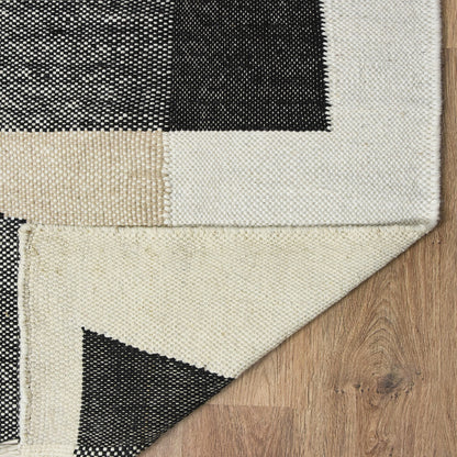 שטיח מרקורי קרם/שחור MERCURY