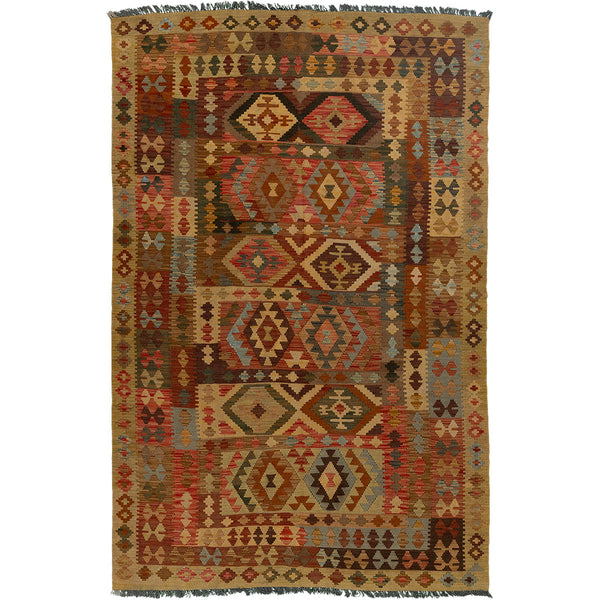 שטיח קילים אפגני צבעוני 288*189 KILIM