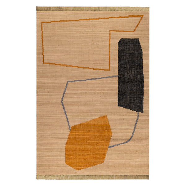 שטיח דומי בז'/צבעוני DOMY - hover