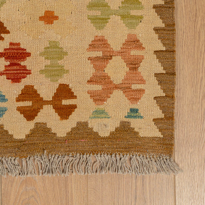 שטיח קילים אפגני צבעוני 295*197 KILIM