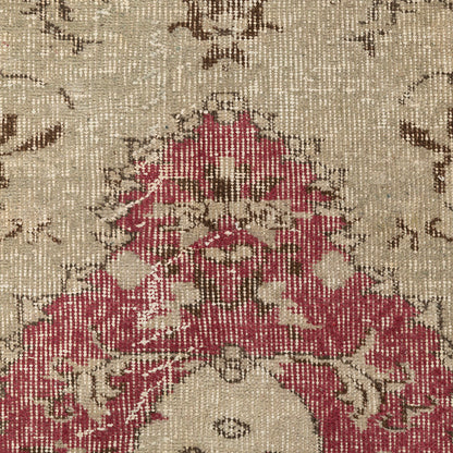 שטיח וינטג' אנטולי צבעוני קרם/ורוד 310*209 VINTAGE