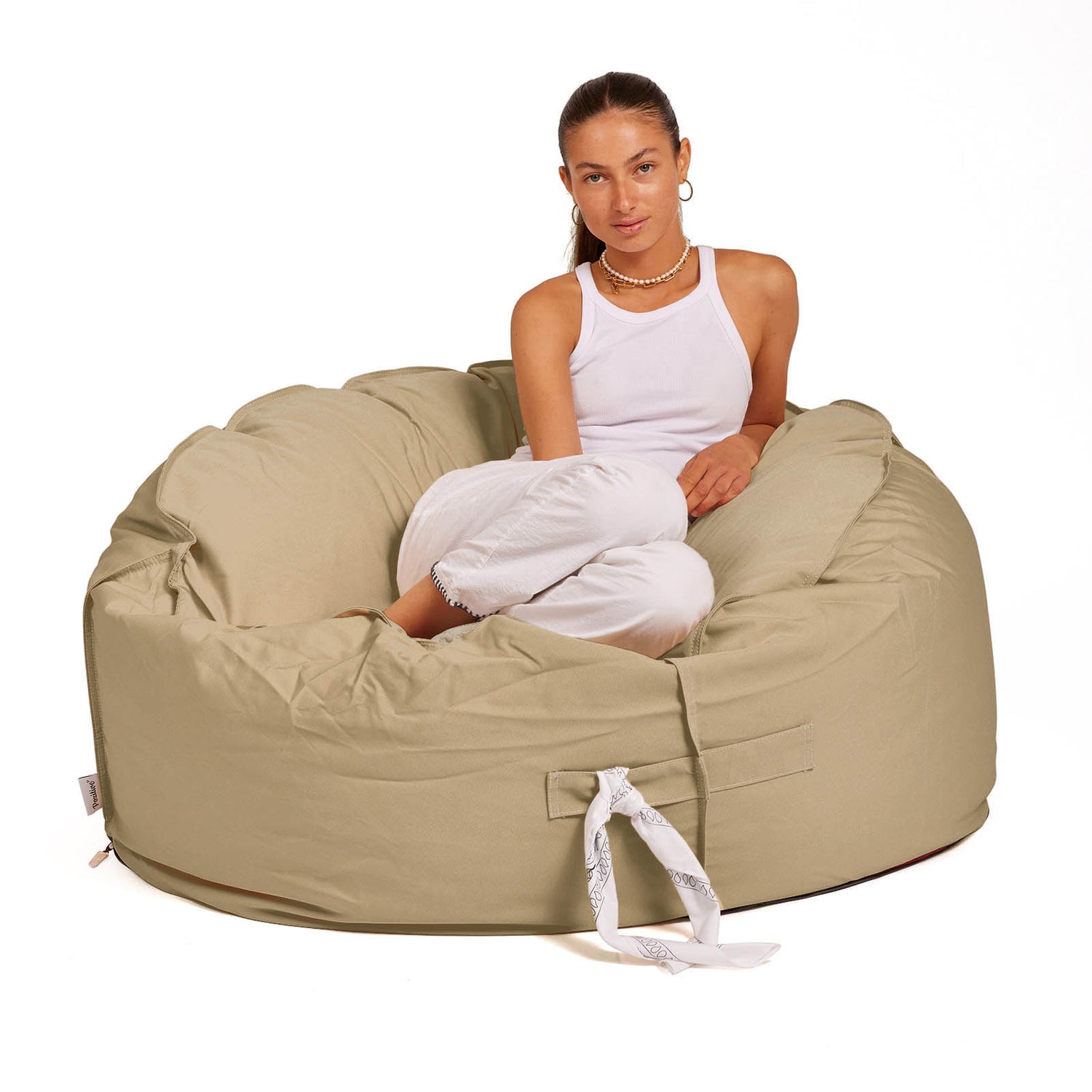 פוף ריביירה ביג פוף חול BIG POUF