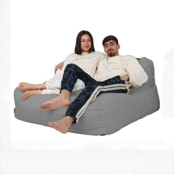 פוף פלאפי סאנפוף זוגי אפור SUNPOUF COUPLE