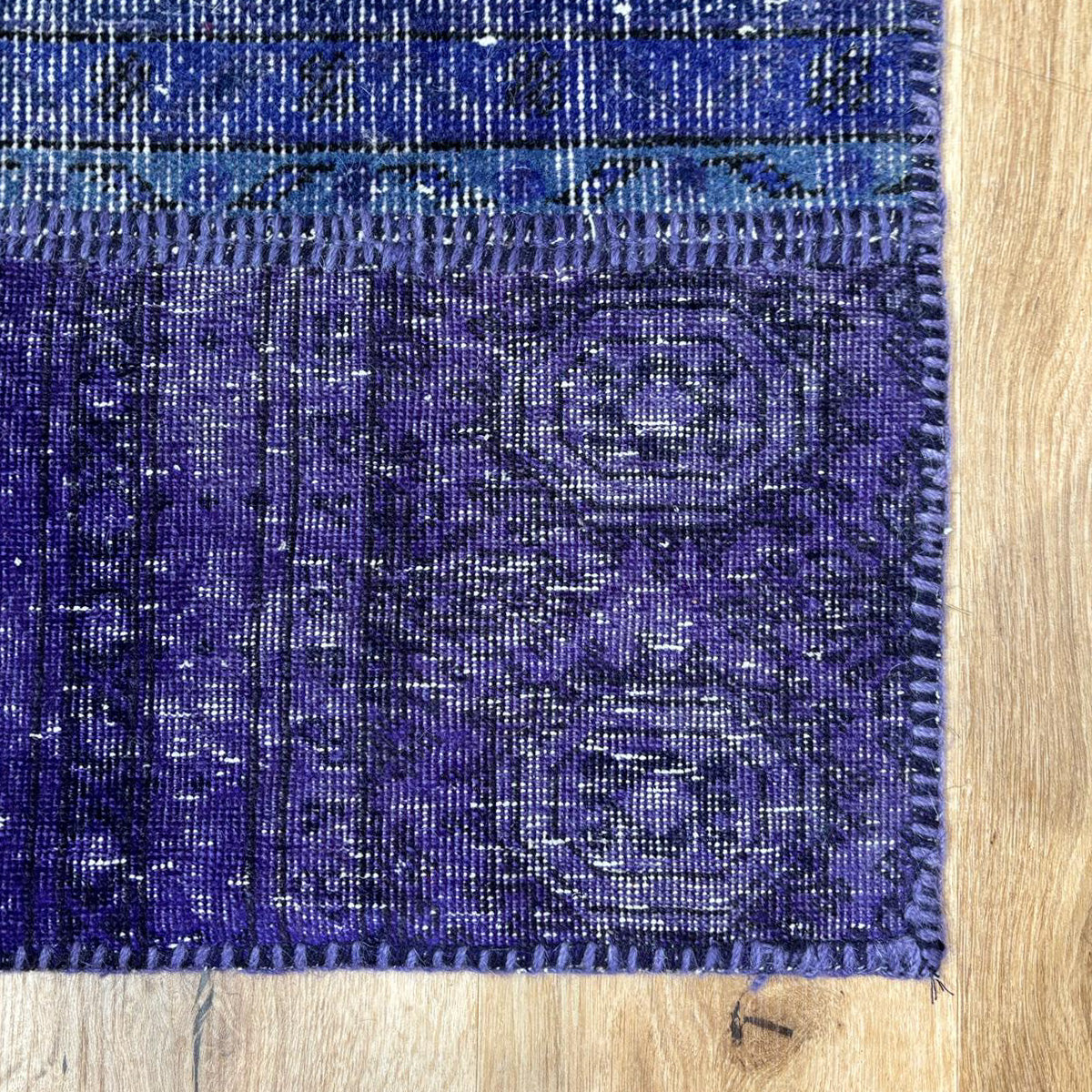 שטיח טלאים סגול ראנר 308*82 PATCH