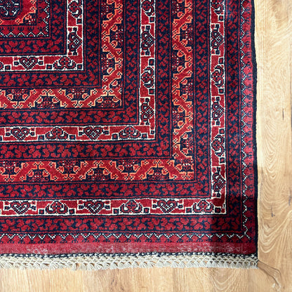 שטיח אפגני באשיר צבעוני 286*200 BASHIR