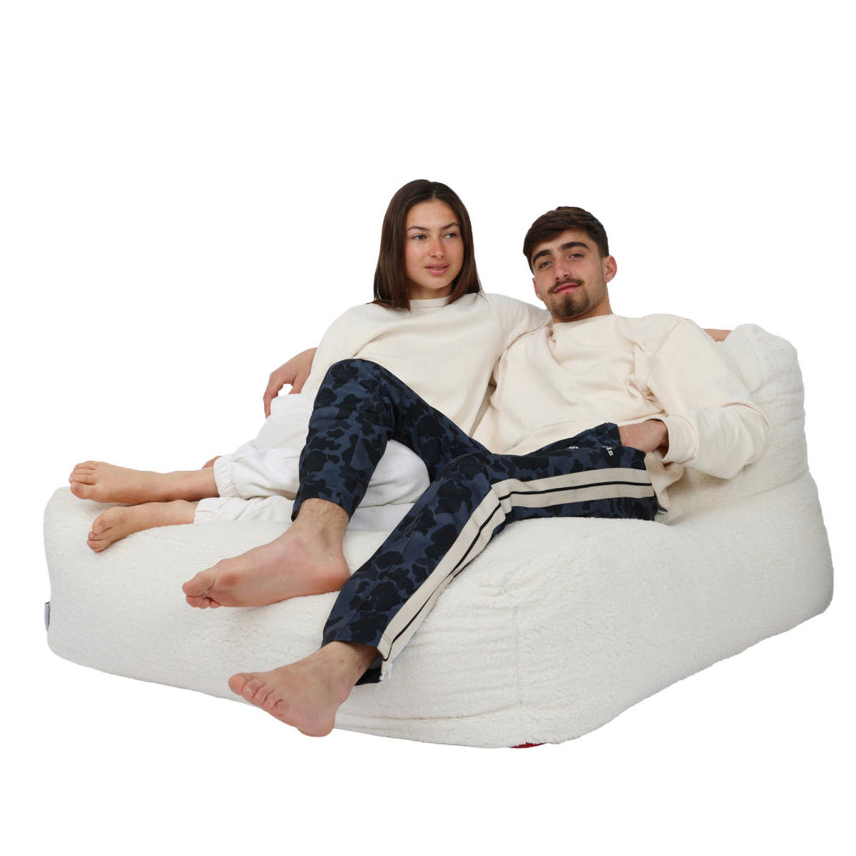 פוף פלאפי סאנפוף זוגי אפור SUNPOUF COUPLE