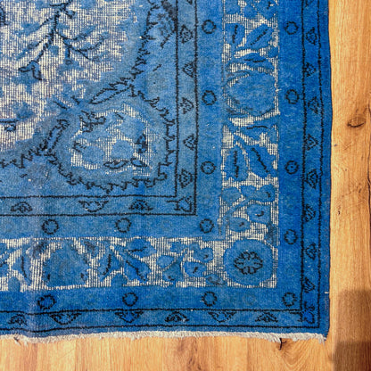 שטיח וינטג' תלת מימד כחול 307*193 VINTAGE