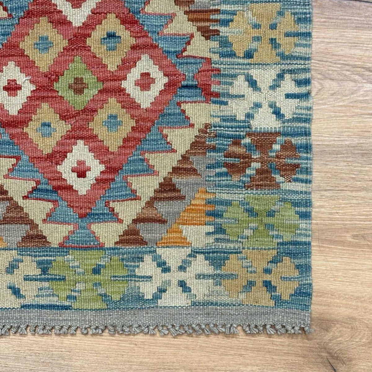 שטיח קילים פרסי רטרו צבעוני ראנר 200*62 KILIM