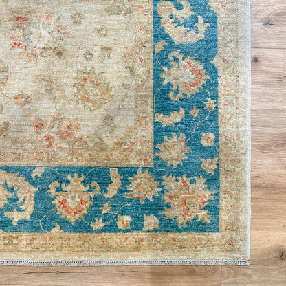 שטיח סופר זיגלר 00 בז'/תכלת 240*177 SUPER ZIGLER