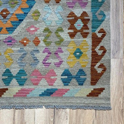 שטיח קילים פרסי רטרו צבעוני 197*140 KILIM