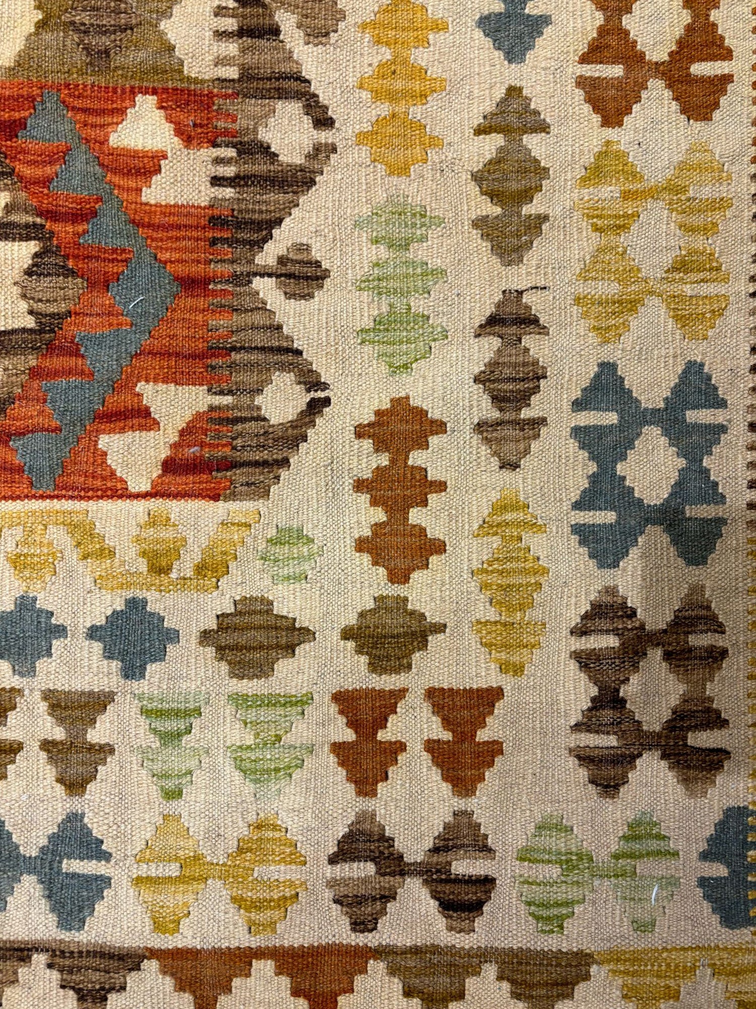 שטיח קילים פרסי רטרו צבעוני 351*235 KILIM