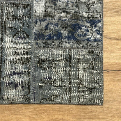 שטיח טלאים אפור ראנר 304*84 PATCHE