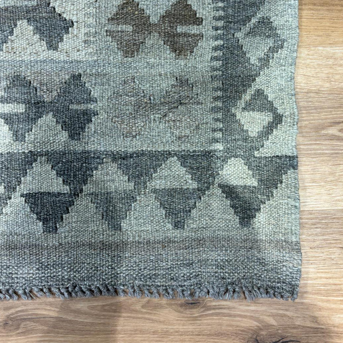 שטיח קילים פרסי רטרו ענתיק וואש אפור/בז' 206*149 KILIM