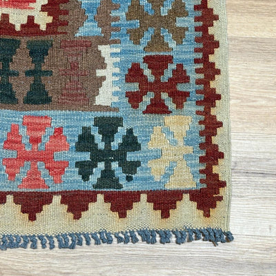 שטיח קילים פרסי רטרו צבעוני ראנר 200*97 KILIM