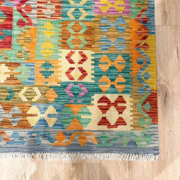 שטיח קילים פרסי רטרו 00 צבעוני 248*177 KILIM - hover
