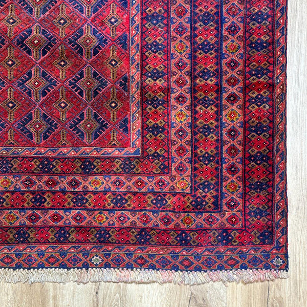 שטיח סופר אוזבקי אדום 196*152 UZBEK