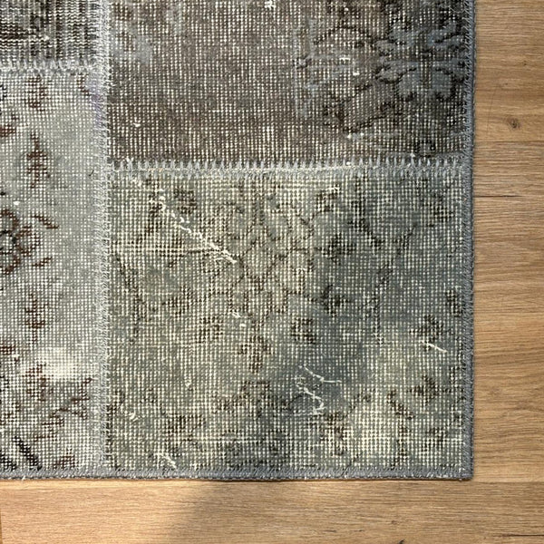 שטיח טלאים אפור/טורקיז 171*120 PATCHE - hover