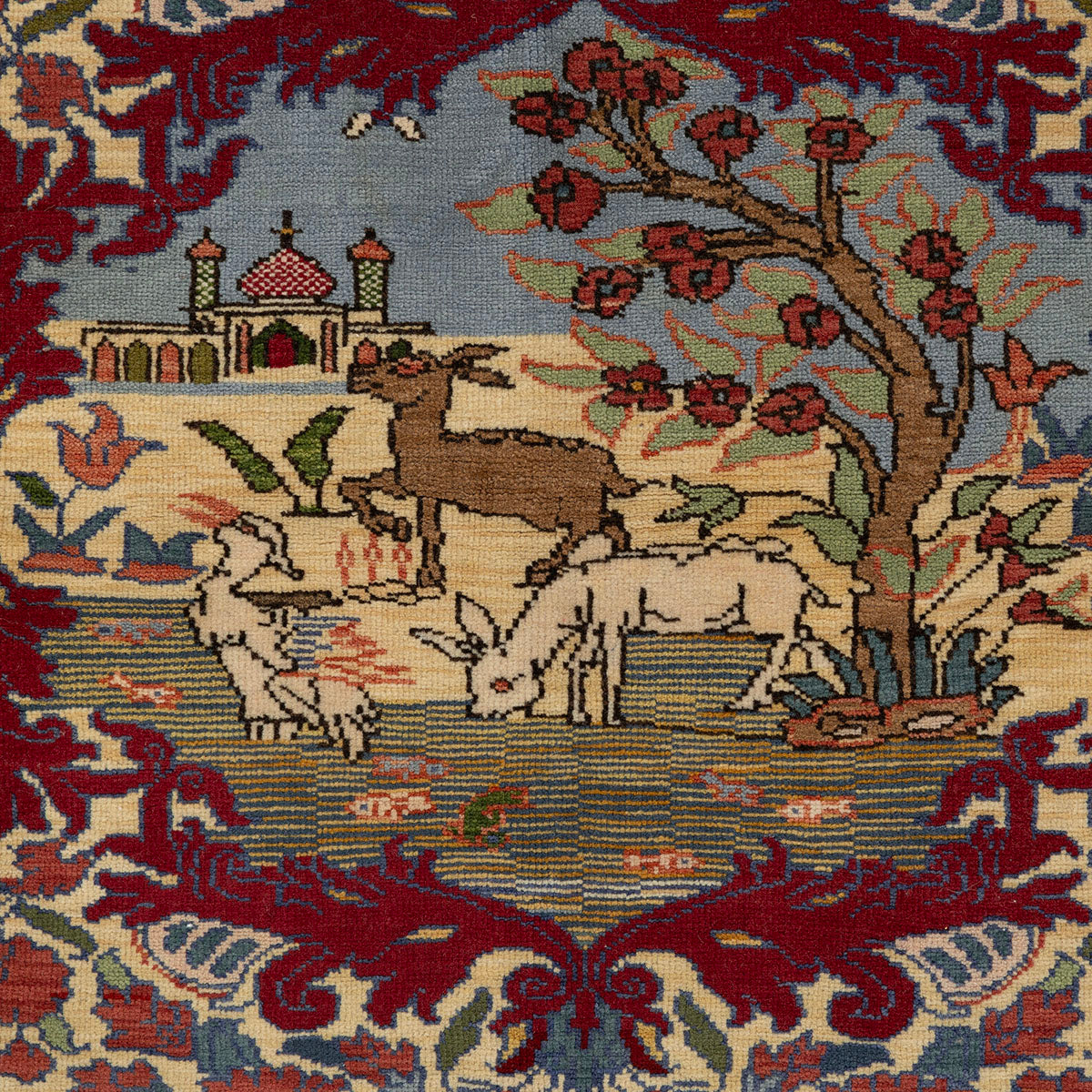 שטיח אפגני צבעוני 183*145 AFGHAN