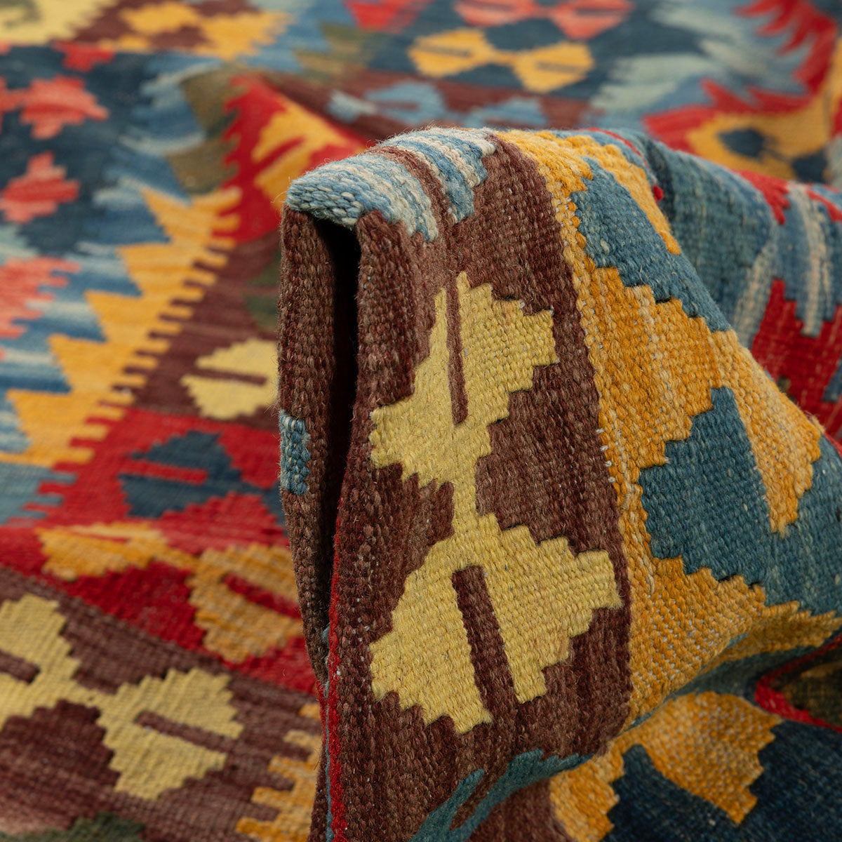 שטיח קילים אפגני צבעוני 237*174 KILIM