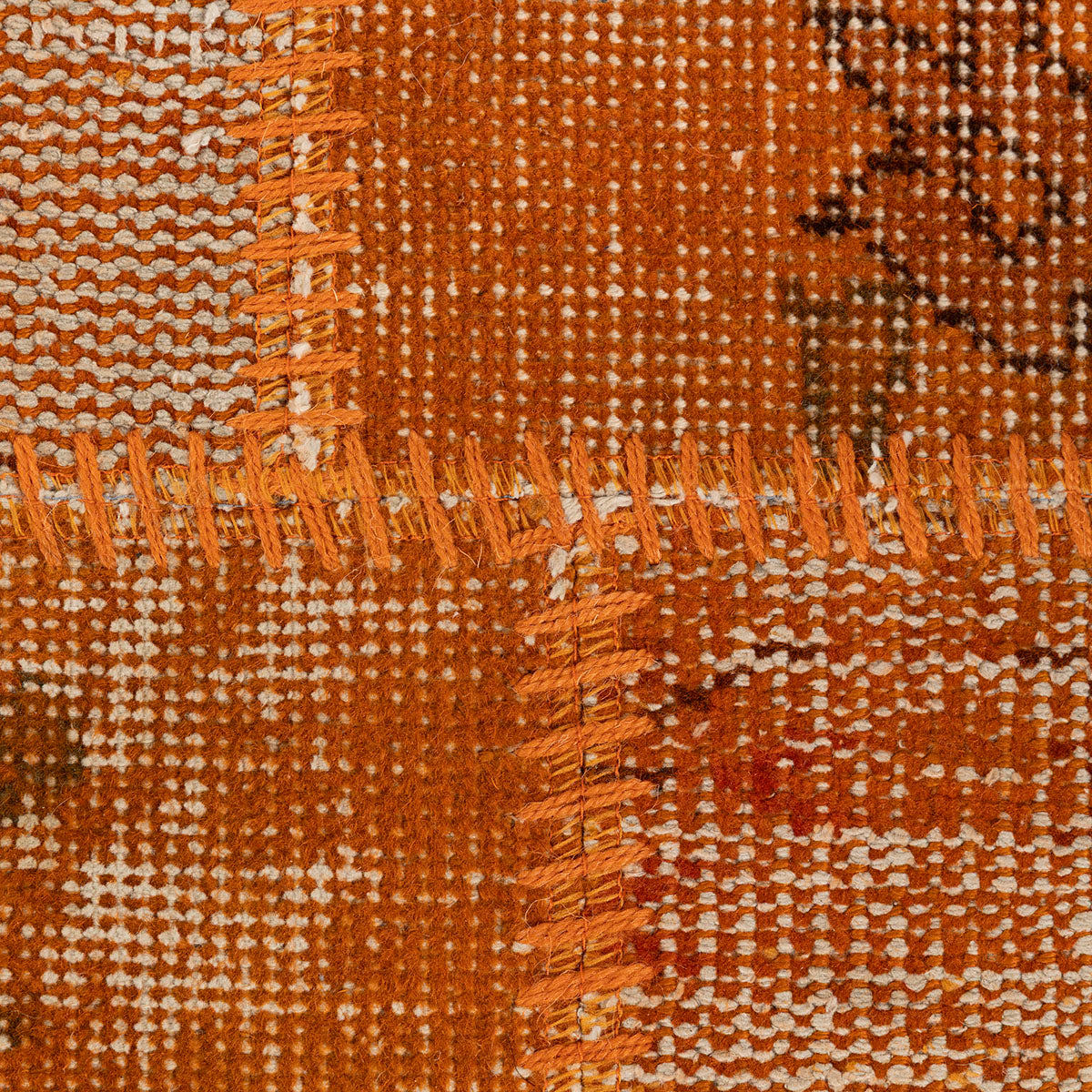 שטיח טלאים כתום 200*140 PATCH