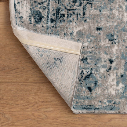 שטיח סילביה 01 כחול\אפור SYLVIA